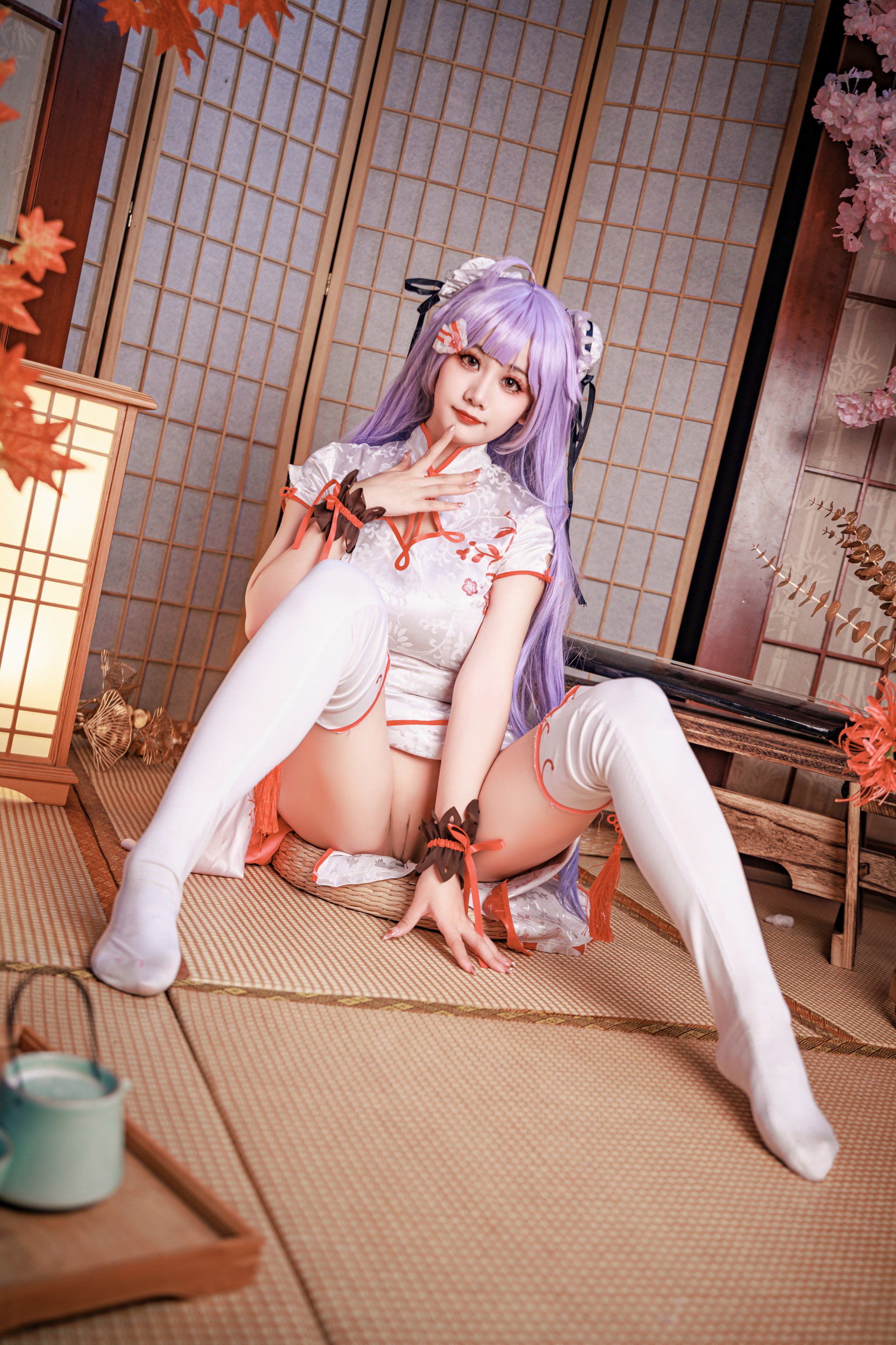 阿雪雪 - NO.064 独角兽旗袍[87P]-XikXak